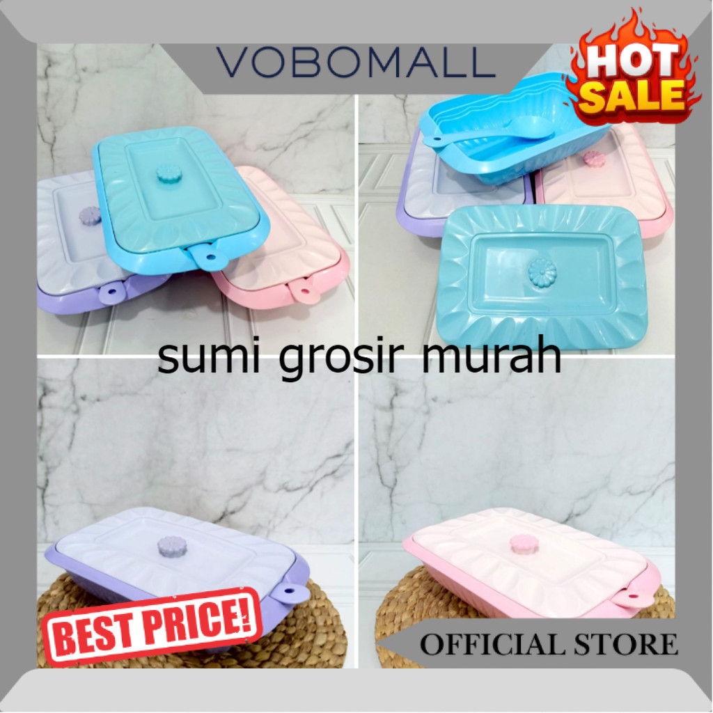 [3 & 6 pcs] BASI VIOLETTA SEGI PANJANG / BASI PRASMANAN SEGI PANJANG/ BASI PRASMANAN PLASTIK SG