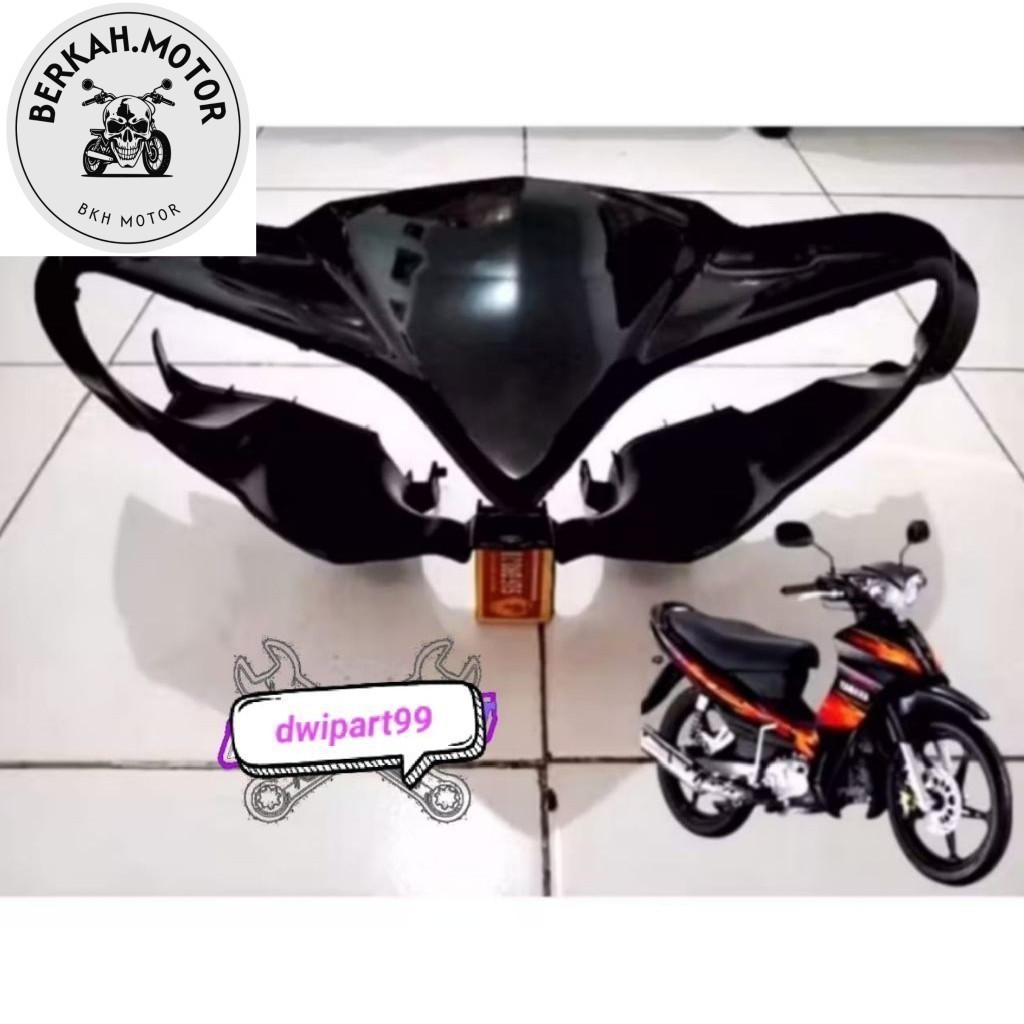 batok depan jupiter z new burhan ori abs hitam glosy