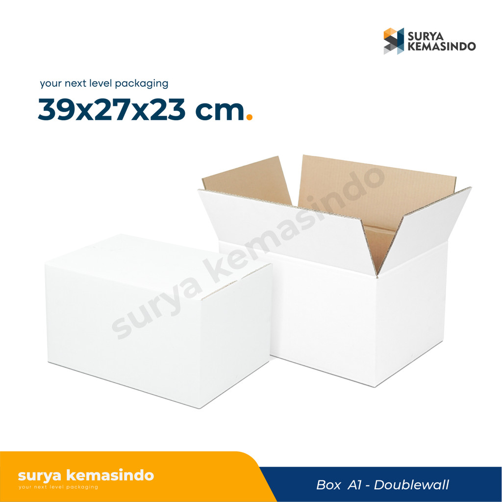Box 39X27X23 (BROMO) Kardus/Karton/Kemasan/Packaging/Normal/Doublewall/Tinggi10/Tinggi23