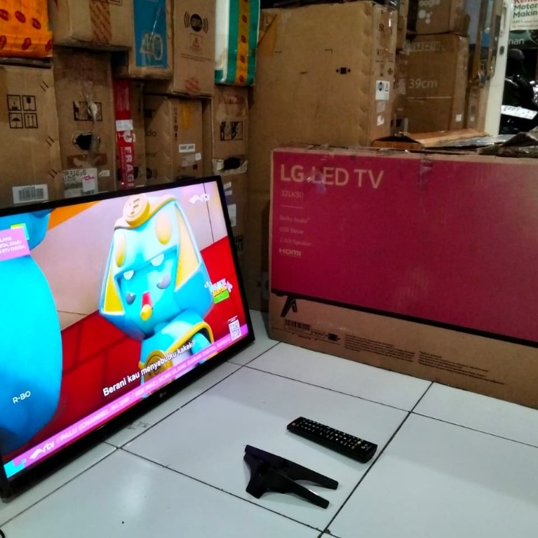 TV LED LG DIGITAL 32 INC HD SIAP PAKAI TANPA STB KONDISI BEKAS MASIH SEGEL (0209)