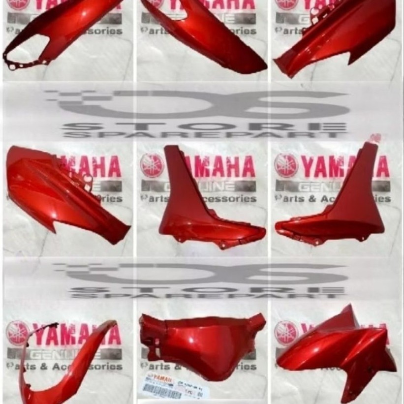 BODY HALUS NMAX OLD 2015-2019 (2DP) MERAH GLOSSY PRODUK ORIGINAL YAMAHA