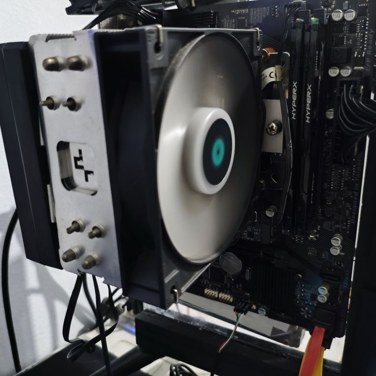 paket mobo motherboard amd am4 gigabyte b350 + ram 12gb 3000mhz