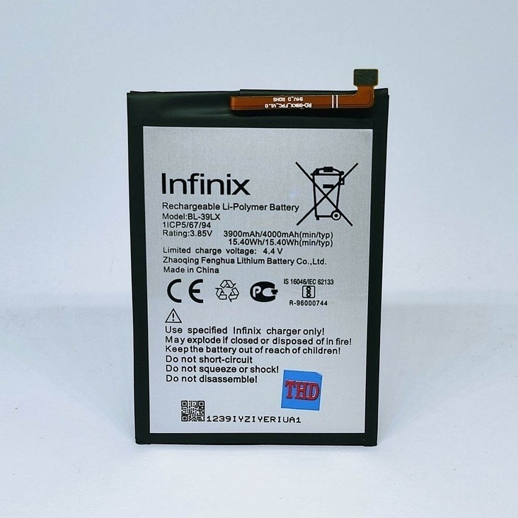 Baterai BATERAI BATRE INFINIX SMART 4 X653 X653C BL39LX BL-39LX ORI