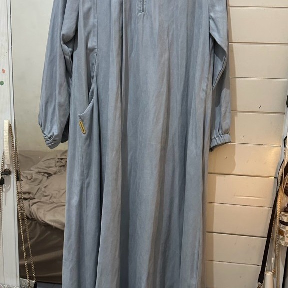preloved gamis baby blue
