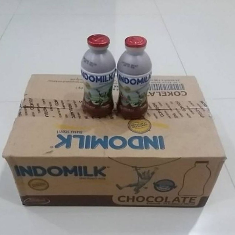 SUSU INDOMILK UHT COKLAT BOTOL 190ml (1karton)