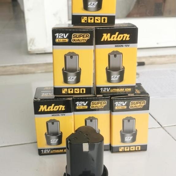 MOLLAR Baterai 12Volt 2.0Ah Sparepart Baterai Bor Cordless Battery Bor