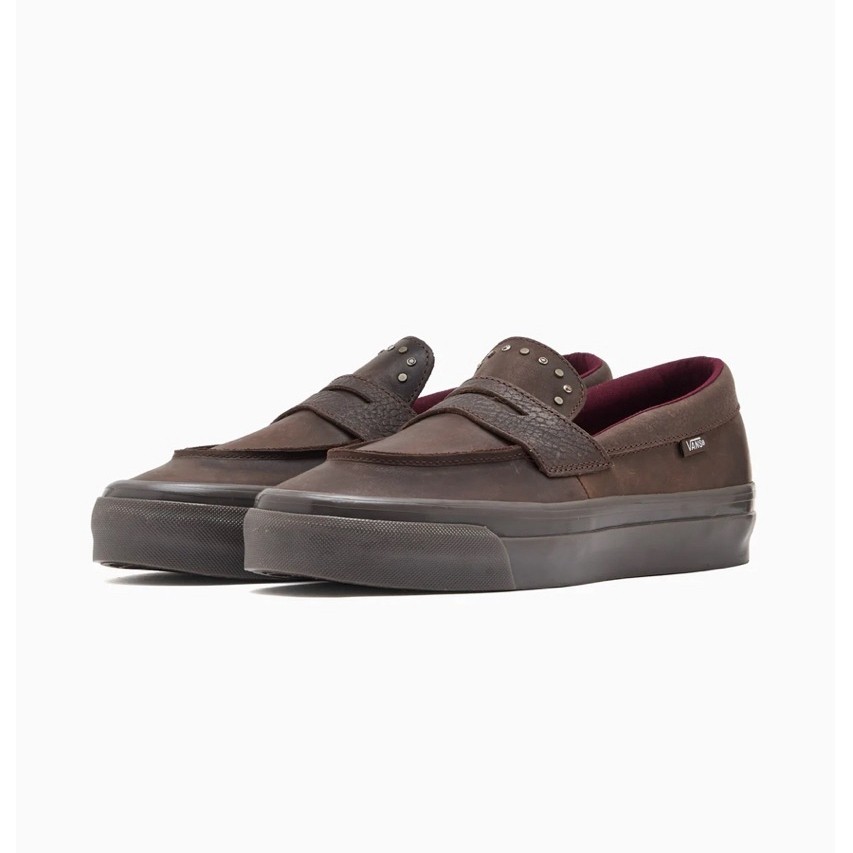 VANS STYLE 53 LOAFER LEATHER BROWN ORIGINAL