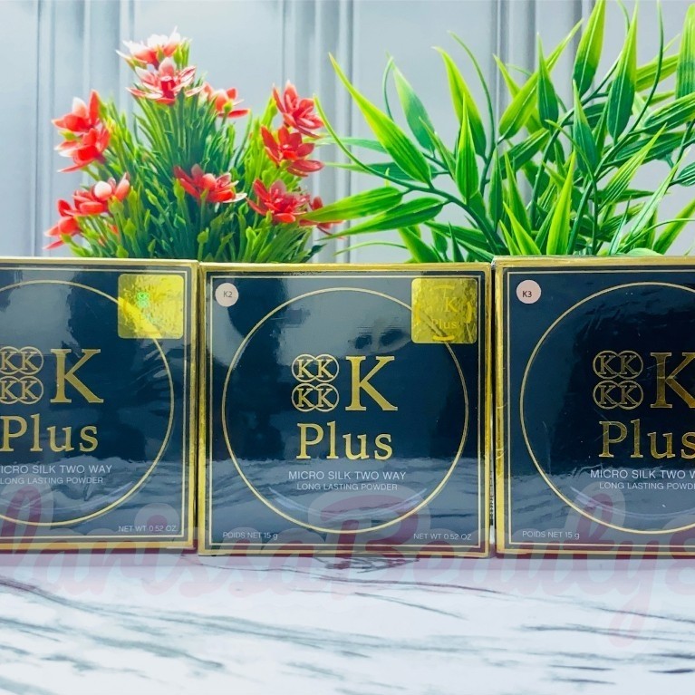 TERMURAH 4K Plus Powder Oil Control Micro Silk Two Way Long Lasting SPF 30 PS++