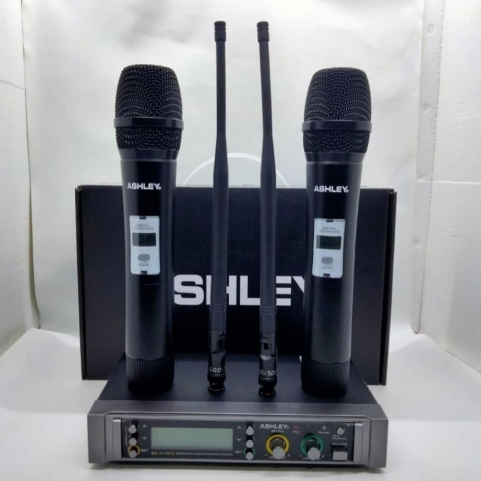 Mic Wireless Ashley MC PRO Original Anti Feedback