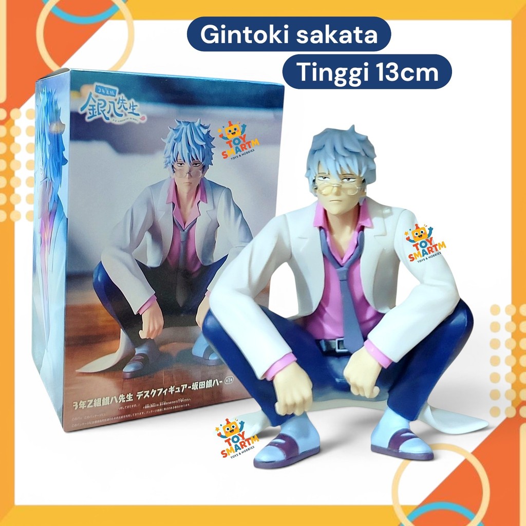 Action Figure Ginpachi Sakata Anime Gintama Sakata Gintoki Koleksi Figure