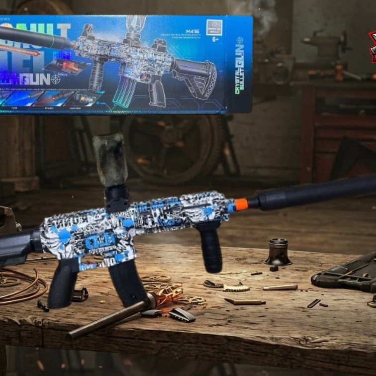Tembakan Water Gel Cristal Bullet Gun M416-Tembakan Mainan Water Gel Blaster