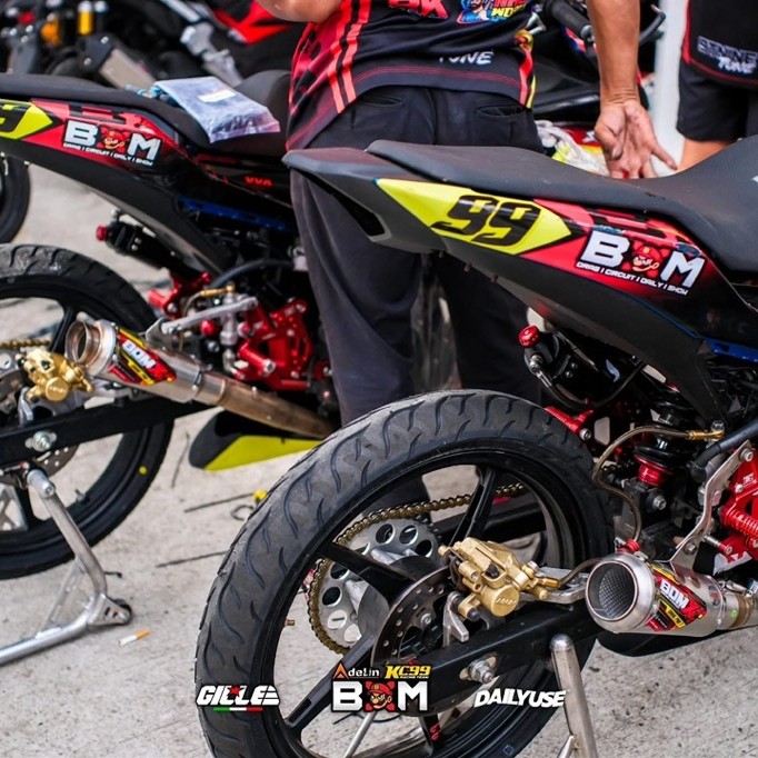 Knalpot road race MP1 MP5 MX king BOMX INDONESIA BOM RANGSIT