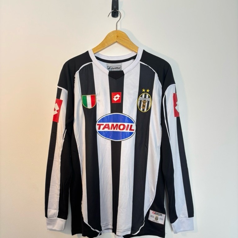 Jersey Long Sleeve Juventus Home 2002–2003 Nedved 11 – Size M