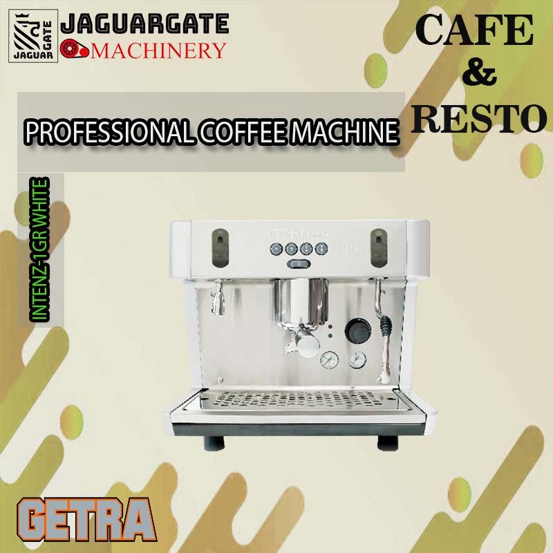 MESIN KOPI ESPRESSO GETRA INTENZ-1GR ( WHITE ) IBERITAL COFFEE MACHINE ESPRESSO & CAPUCCINO ORIGINAL