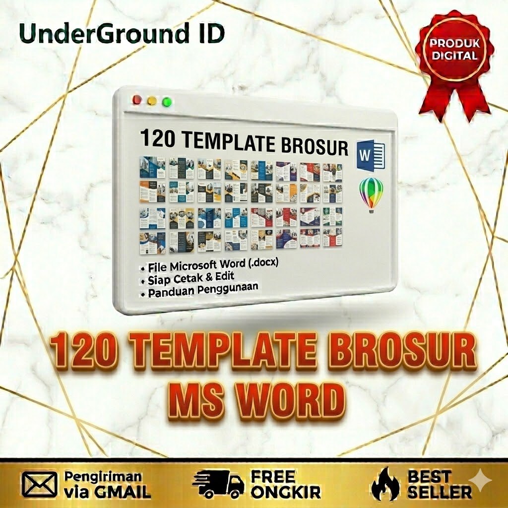 120 Template Brosur Format Word - Ms Word - Template Word
