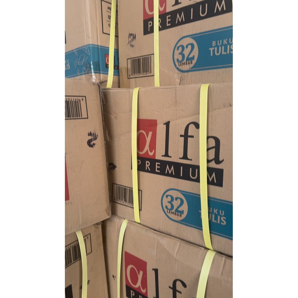 (BOX) Buku Tulis Alfa 32 Batik / Gambar