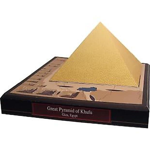 Papercraft Diorama Pyramid Mesir Cetak Pola Kertas