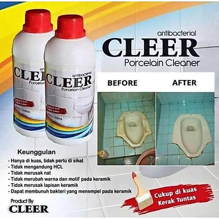 Cleer Pembersih Kerak Kamar Mandi & Toilet - Porselen Cleaner Terjamin