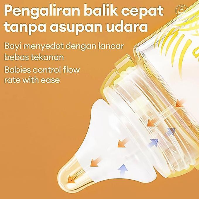 20Pcs Karet Dot Botol Susu Dot Bayi Botol SusuCodDot Bayi Peristaltic Neck &Wide-Neck Baby Bottle Ni