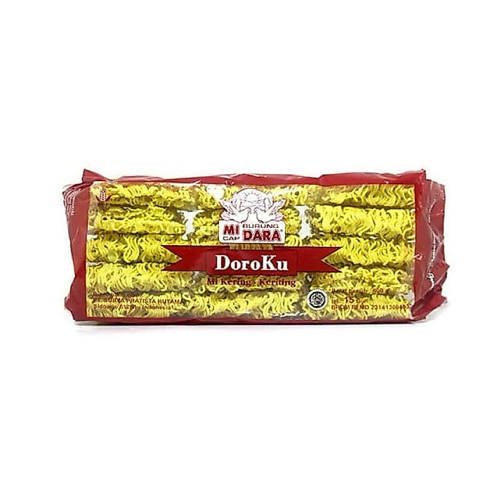 Mie Kering Gandum Doroku 600g - Cocok untuk Seblak, Mie Ayam, Cuangki, Mie Goreng
