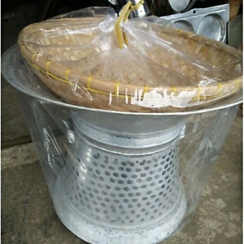 Seeng dangdang almunium seeng kukusan nasi awug, fre kukusan, uk 30cm