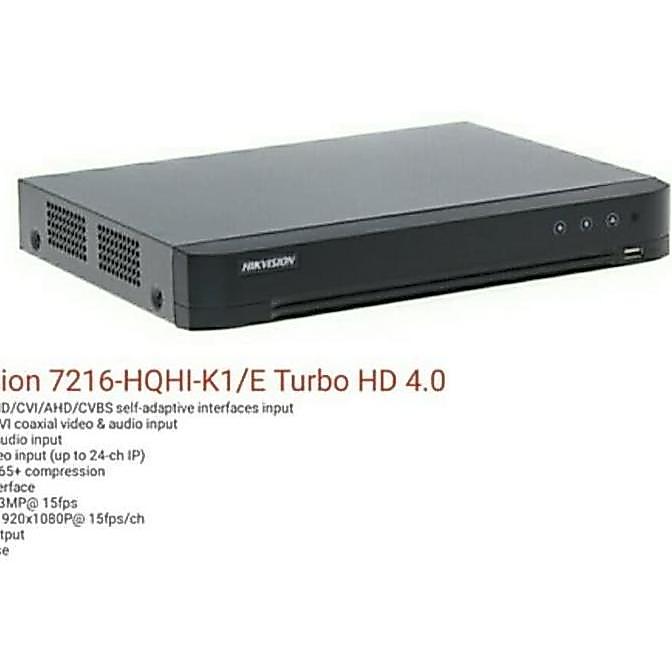 DVR 16 CHANNEL HIKVISION 7216 HQHI M1/E DVR HIKVISION 5MP 7216HQHI M1