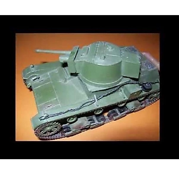 (Mainan Kertas) DIY Papercraft Tank WWII Polish Light Tank 7TP