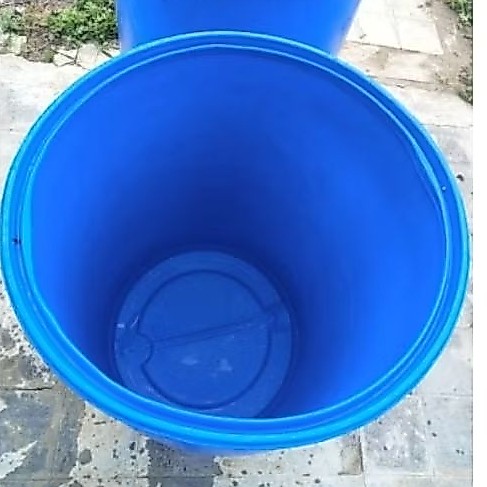 Drum Plastik 200 L, Bersih Tanpa tutup