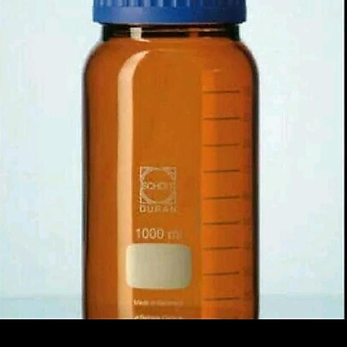 botol duran 1000 ml amber mulut lebar