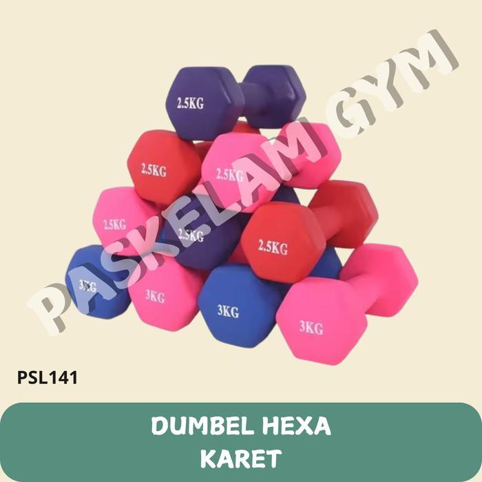 Dumbell Barbell 0,5 KG - 4 KG Dumbel / Barbel Kualitas Tinggi Original Import (HARGA PER SATU PCS/BU