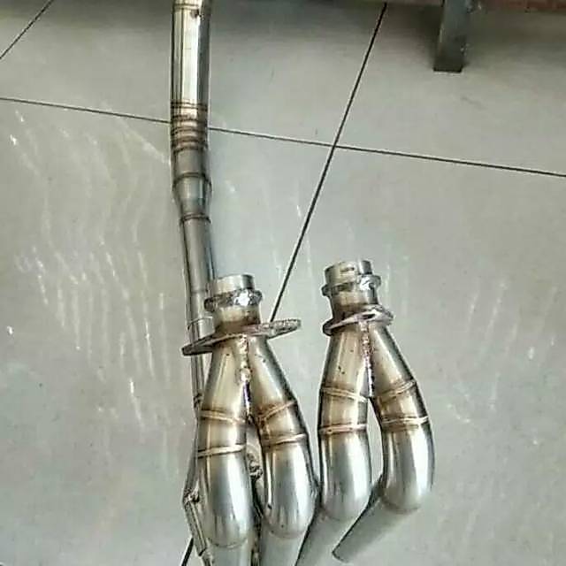 header leher pipa knalpot racing model 4 cilinder new ninja 250/fi  R25 MT25 CBR 250 RR