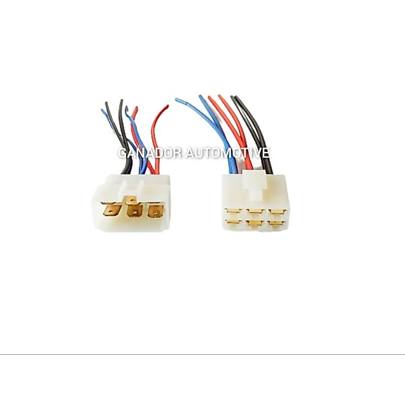 Socket Soket 6 Pin + Kabel