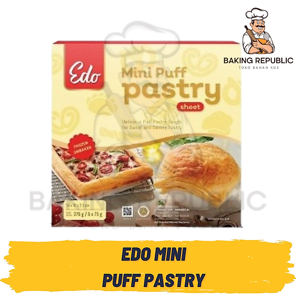 MINI EDO PUFF | 375 GRAM | MINI EDO PUFF PASTRY | INSTAN SIAP PAKAI