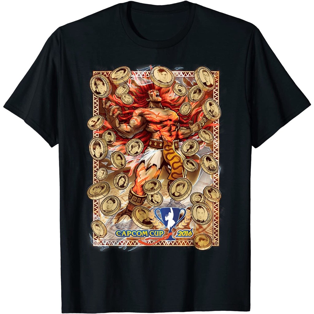 Kaos Capcom Cup 2016 T-Shirt – Baju Vintage 90s Retro Pria Wanita Unisex Cotton Combed 24s