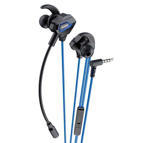 Earphone / Headset Gaming Roker AK47 Extra Loud Bass