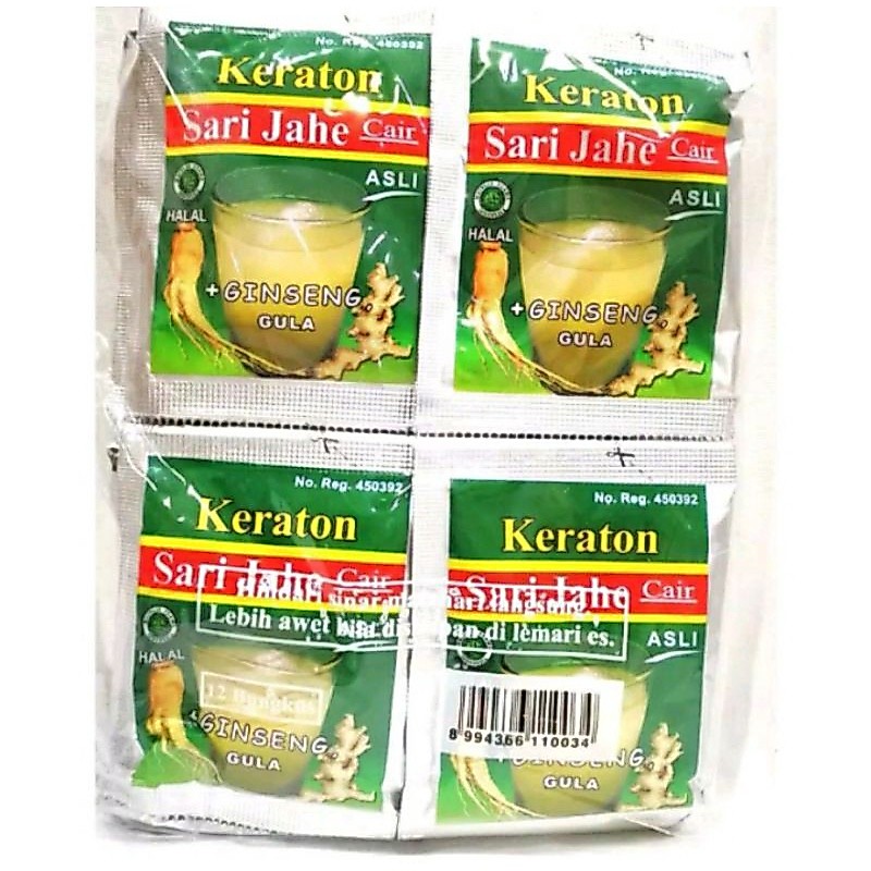 SARI JAHE KERATON CAIR ISI 12SACHET