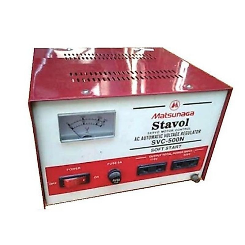 Stavol MATSUNAGA 500 Watt SVC-500N/F | Stabilizer Matsunaga 500VA