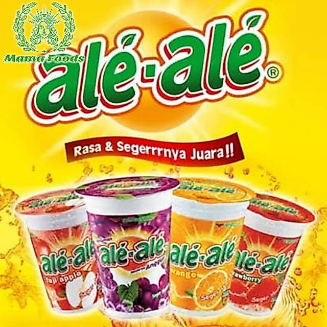 Minuman Ale-ale Ale Ale Kemasan Cup per Dus isi 24 Gelas