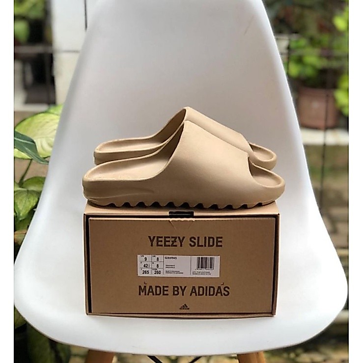Sendal Slop Yezy Jumbo Coklat Size Besar 46 - 37 Sandal Adidas Yezzy Big Boots