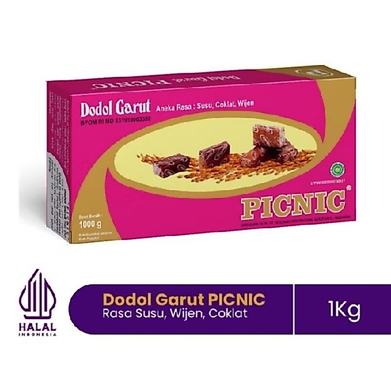 Dodol Picnic Classic Khas Garut 1 Kg