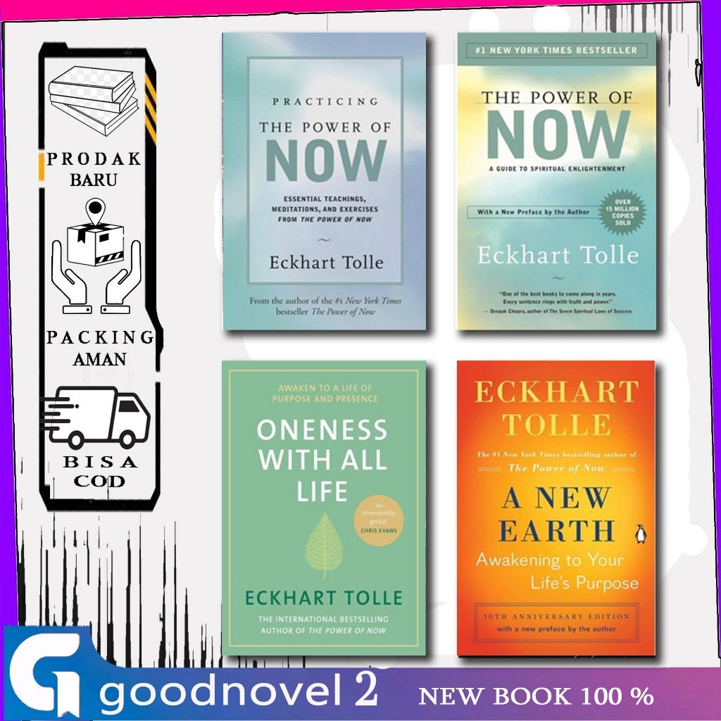 The Power of Now & Practicing the Power of Now - Eckhart Tolle (English) - ReverieShelf