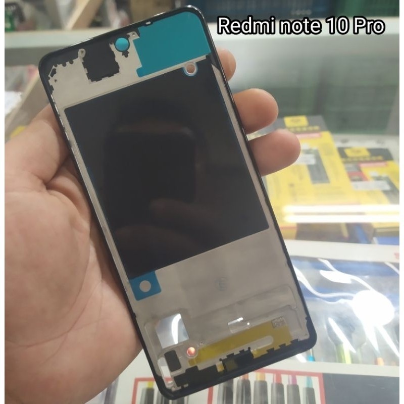Frame Tulang Tengah Xiaomi Redmi note 10 Pro Frame Tulang lcd tatakan mesin tatakan lcd ori ALFON