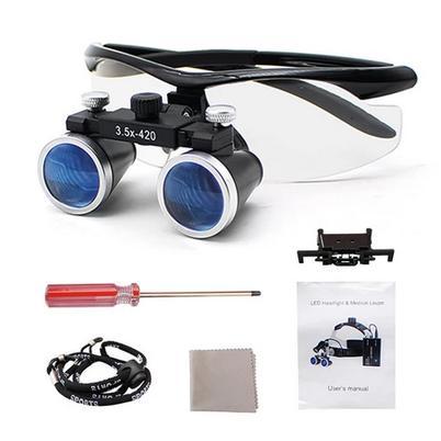 Kaca Mata Dental loupe Dental Endoskopi Kaca Mata Pembesar Loupe Lup Dental
