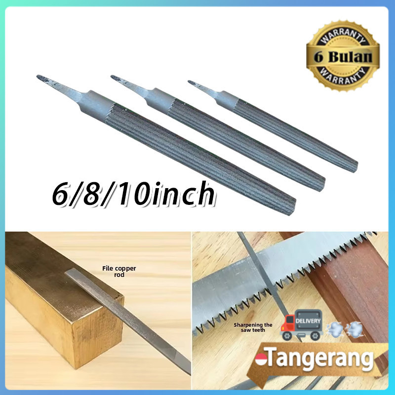 Kikir Besi Setengah Lingkaran 6 8 10 Inch Kikir Pemoles Logam / Kikir Pengamplasan Kayu