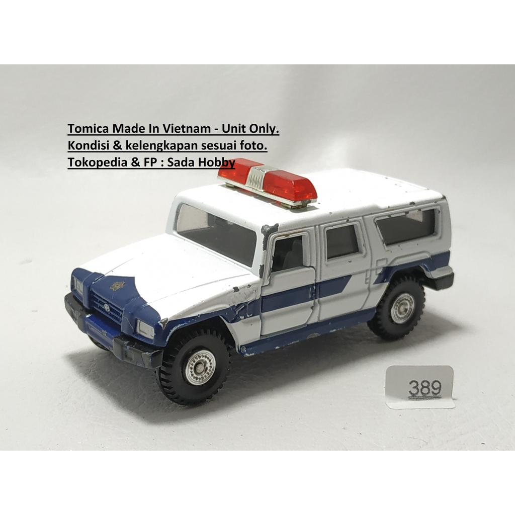 Tomy Tomica No 3 Toyota Mega Cruiser Patrol Car Unit Only Minus