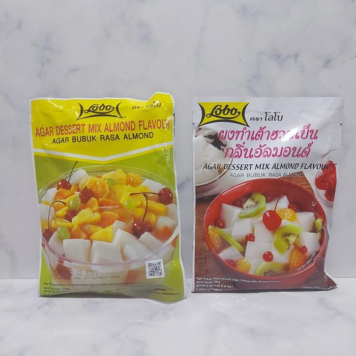 bubuk pudding almond / agar bubuk rasa almond / lobo / dessert