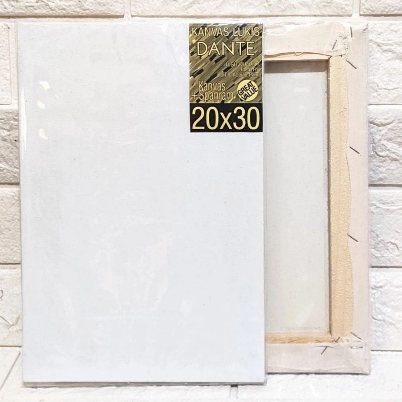 Kanvas Lukis Ukuran 20 x 30 / Kanvas Stretched / Kanvas Halus
