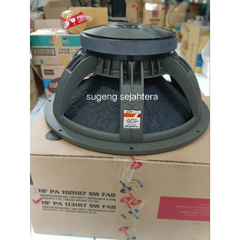 Speaker Fabulous 18 Inch PA 113187 SW Original Watt 1800