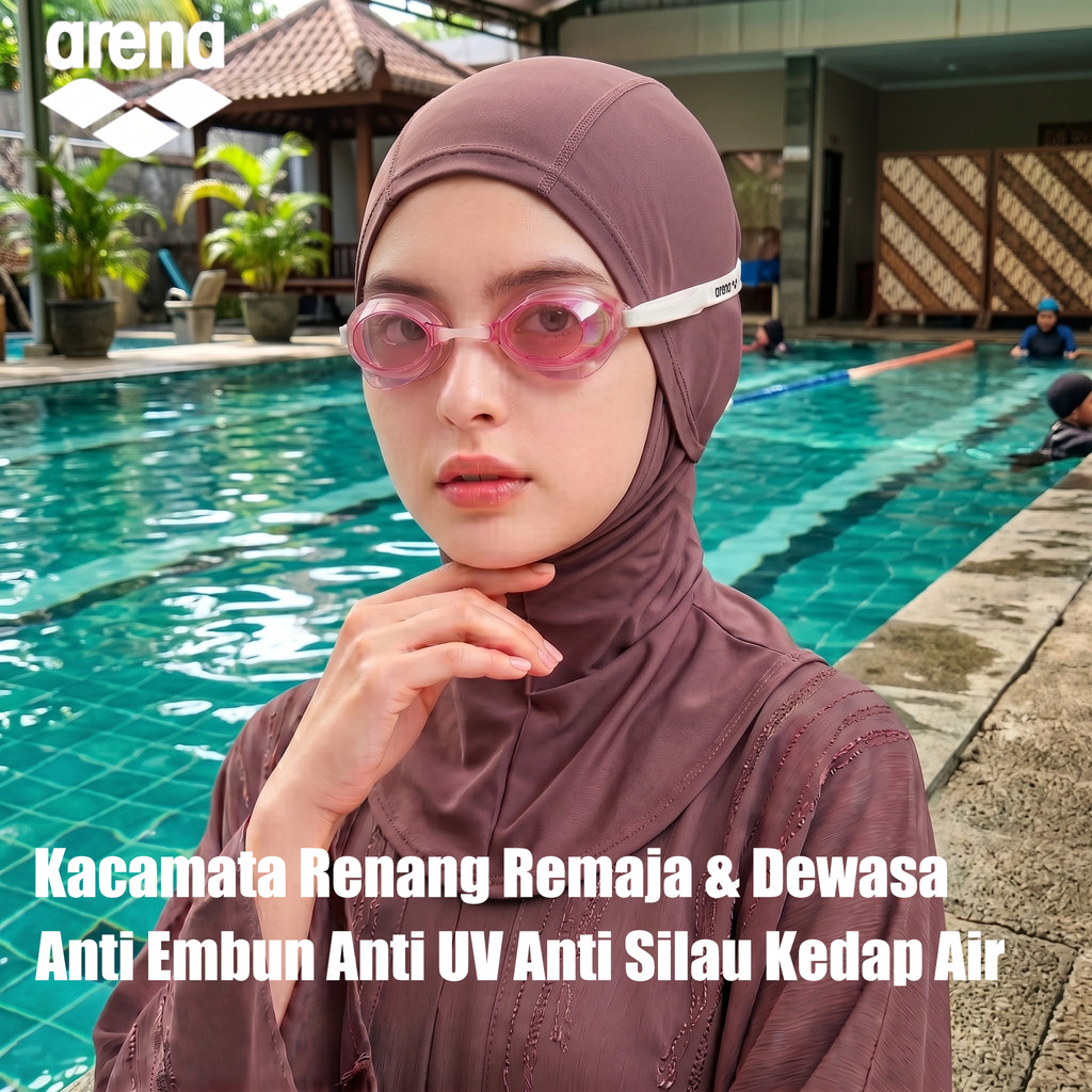 Kacamata Renang Arena Anti Embun Anti UV Anti Air Nyaman Dipakai untuk Pria Wanita Remaja & Dewasa