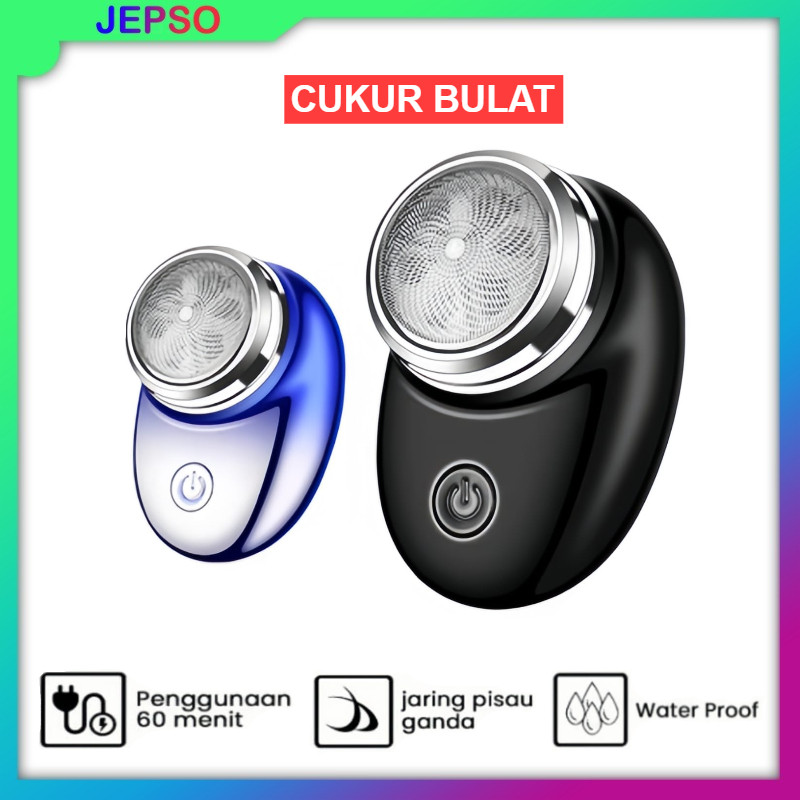 Alat Cukuran Elektrik Kumis Jenggot Rambut Bulu Mini  / Alat Cukur mini bulat  / alat cukur bulu hal
